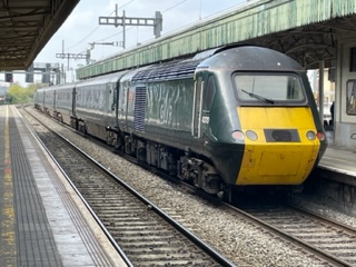 19 Apr 2023 43170 (and 43097) at Cardiff Central after terminating on 2U16 from Penzance